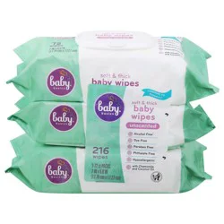 Baby Basics Wipes Unscented