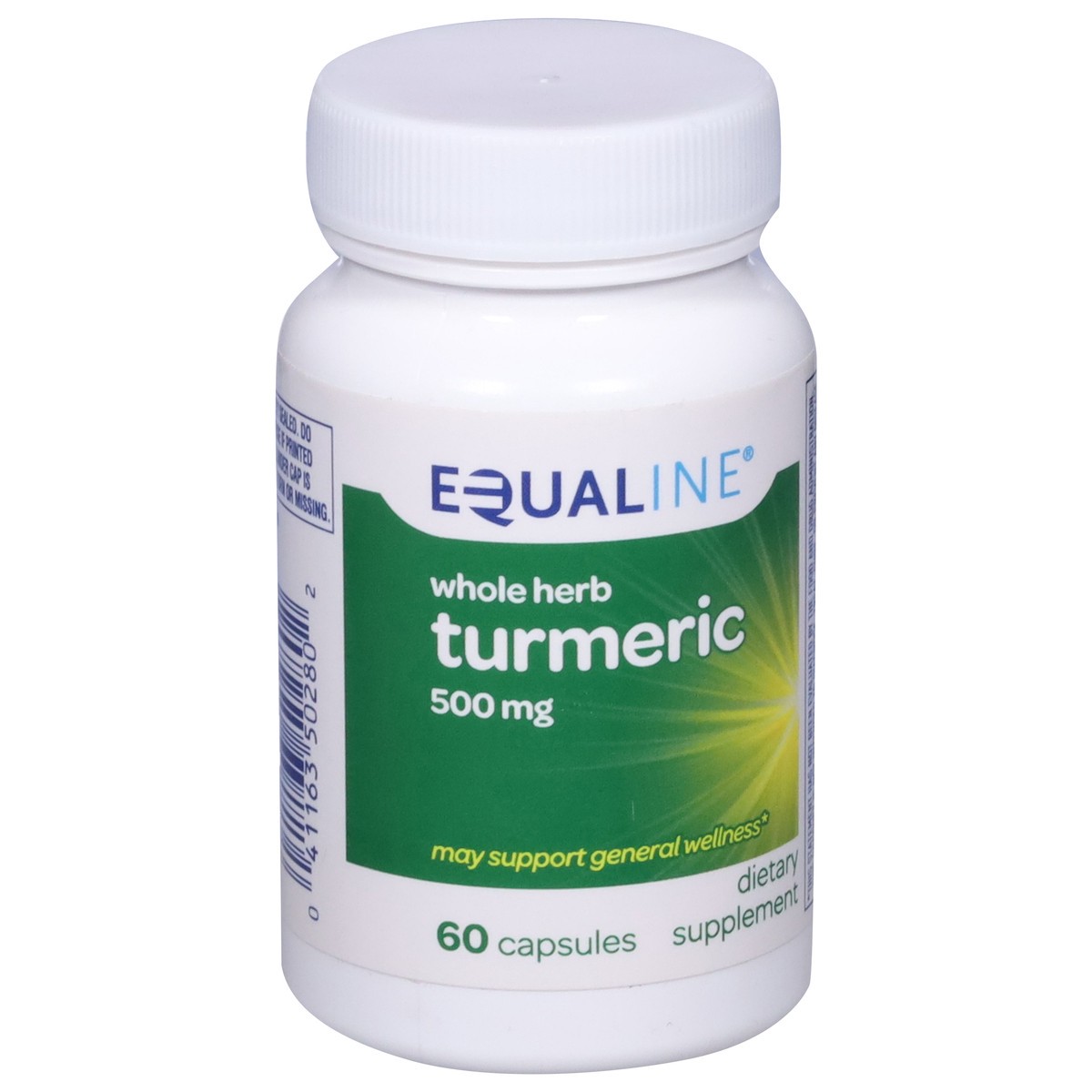slide 8 of 9, Equaline Turmeric 500Mg, 60 ct