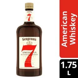 The 7 Crown Distilling Company Seagram's 7 Crown American Blended Whiskey
