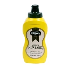 slide 1 of 1, Crown Collection Mustard Yellow Sqz 12-8Z Foh, 108 oz