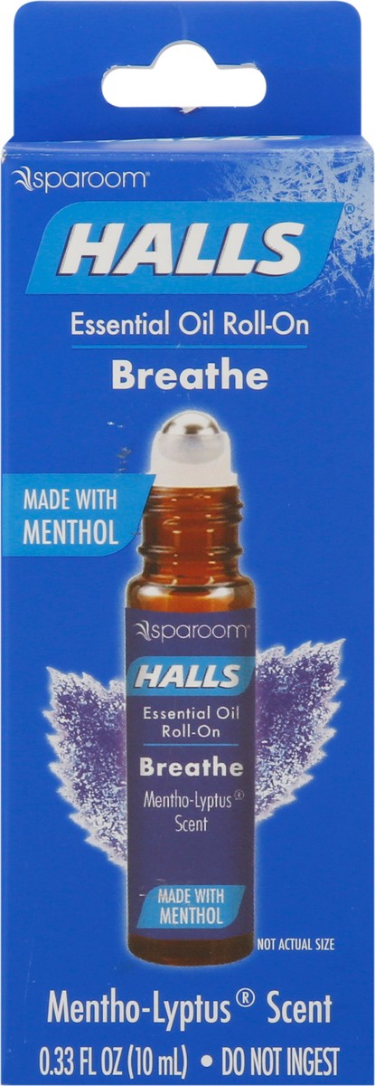 slide 4 of 11, Halls Menth-Lyptus Scent Roll On Ess, 0.33 fl oz
