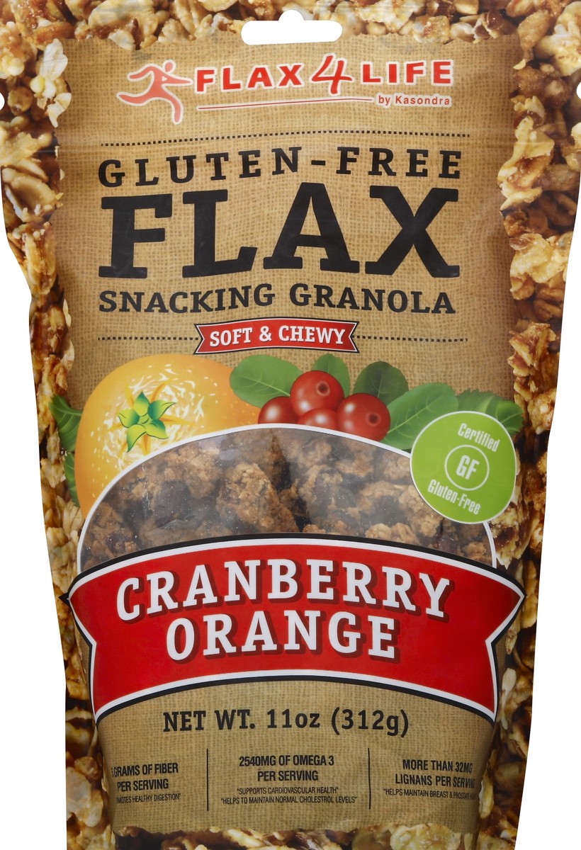 slide 2 of 3, Flax4Life Granola 11 oz, 11 oz