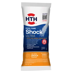 HTH Pool Care Shock Ultra, Prevents Bacteria, Algae, Stain & Scale, Cal Hypo Formula