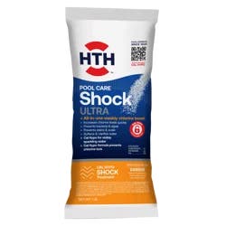 HTH Pool Care Shock Ultra, Prevents Bacteria, Algae, Stain & Scale, Cal Hypo Formula