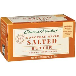 Central Market European Style Salted Butter - 1 lb