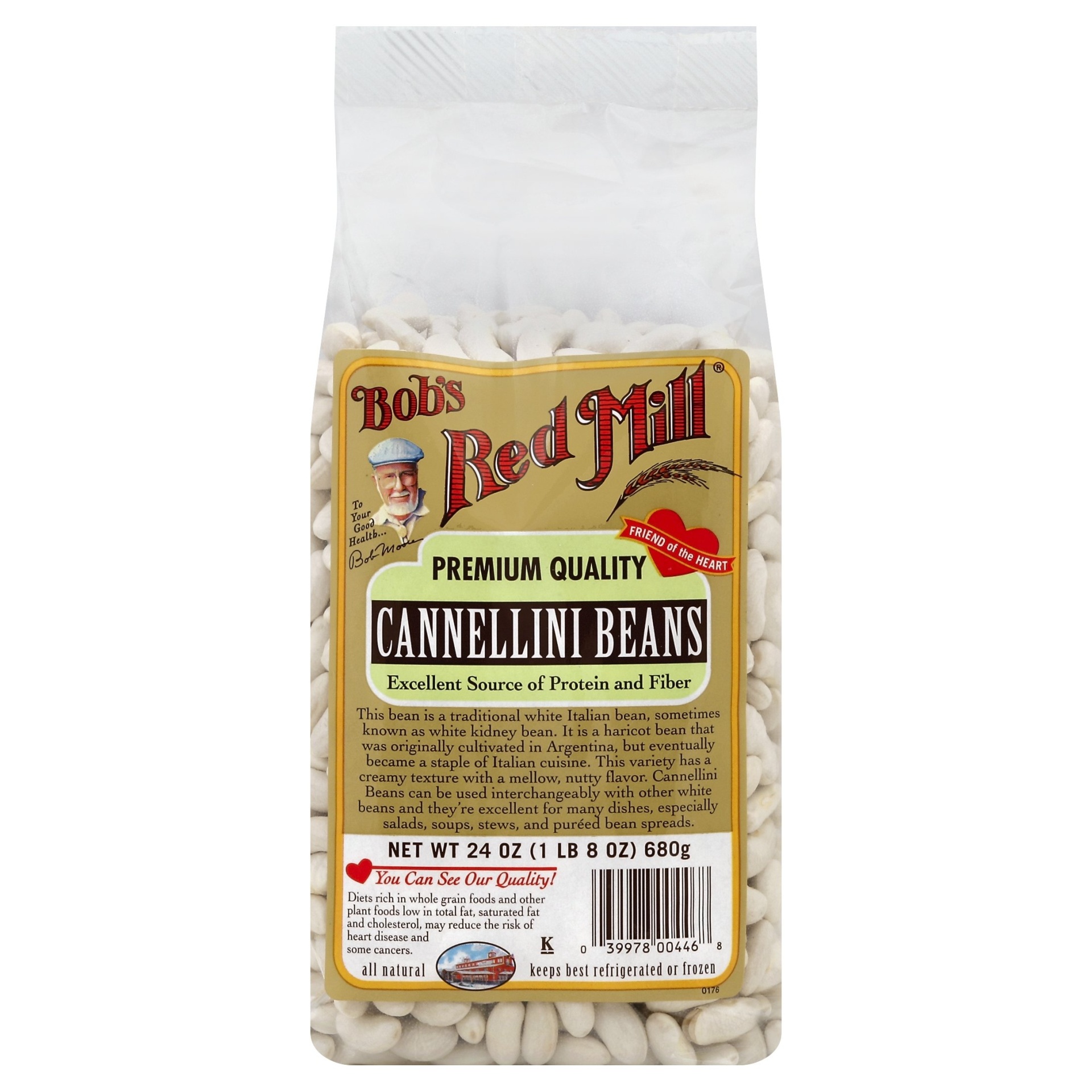 slide 1 of 5, Bob's Red Mill Cannellini Beans, 24 oz