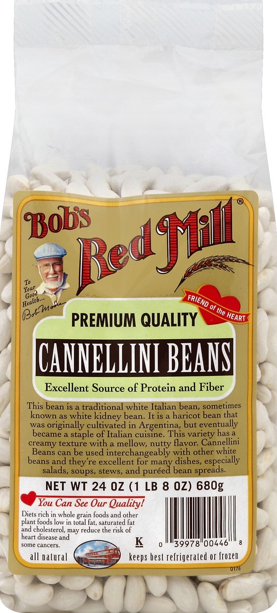 slide 5 of 5, Bob's Red Mill Cannellini Beans, 24 oz