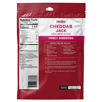 slide 5 of 5, Meijer Shredded Cheddar Jack Cheese, 16 oz