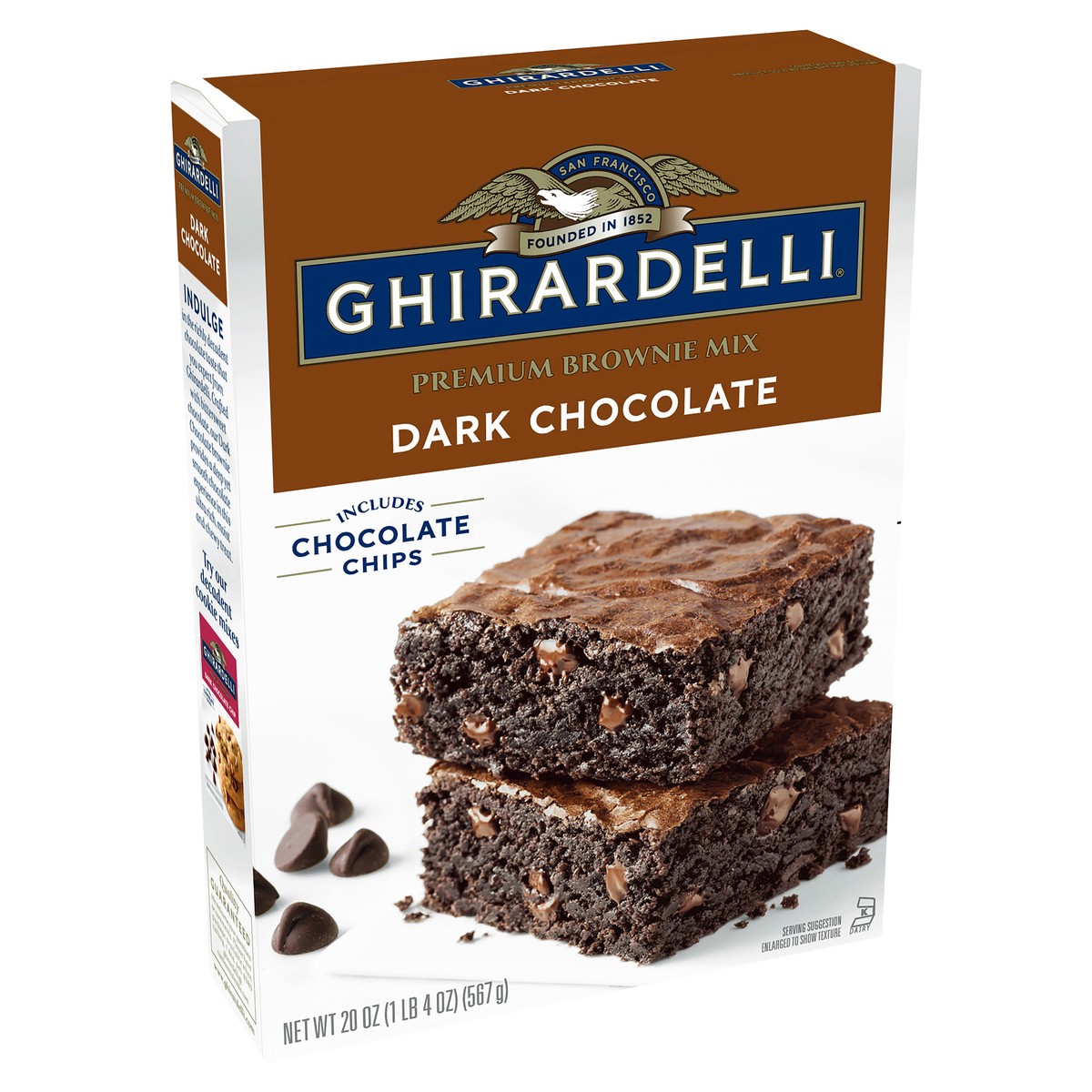 slide 9 of 9, Ghirardelli Dark Chocolate Brownie Mix - 20oz, 20 oz