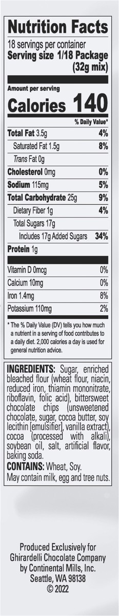 slide 7 of 9, Ghirardelli Dark Chocolate Brownie Mix - 20oz, 20 oz