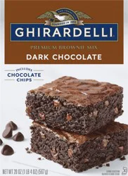 GHIRARDELLI Dark Chocolate Premium Brownie Mix