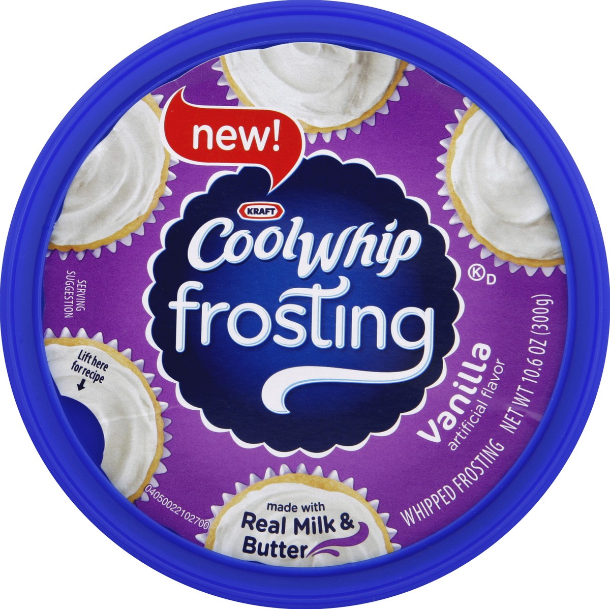 slide 2 of 3, Cool Whip Vanilla Whipped Frosting, 10.6 oz