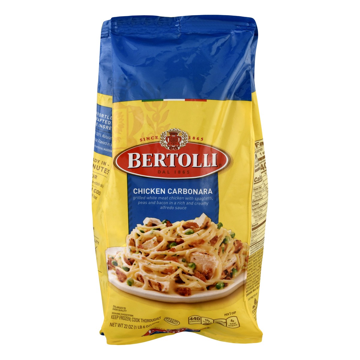 slide 2 of 12, Bertolli Chicken Carbonara 22 oz, 22 oz