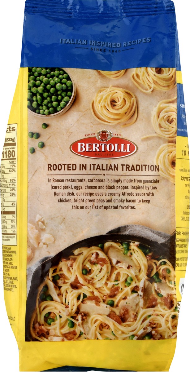 slide 10 of 12, Bertolli Chicken Carbonara 22 oz, 22 oz