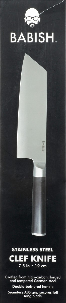 slide 1 of 9, Babish 7.5 Inches ABS Handle Stainless Steel Clef Knife 1 ea, 1 ct