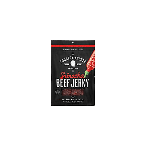 slide 1 of 1, Country Archer Sriracha Beef Jerky, 3 oz