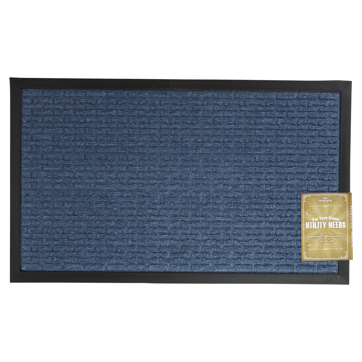 slide 1 of 1, Mohawk Watermaster Chainlink Accent Rug - Blue, 18 in x 30 in