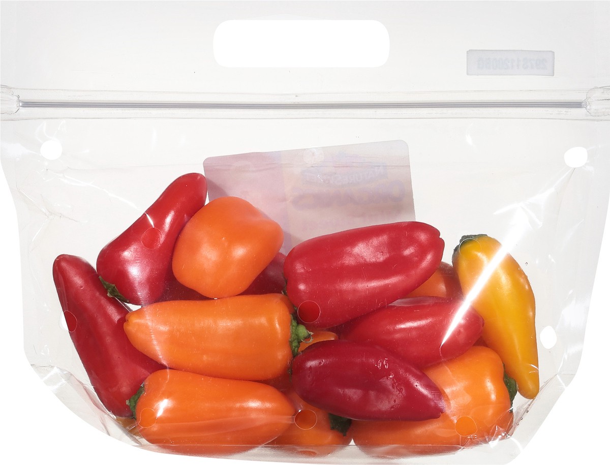 slide 2 of 12, NatureSweet Organics Sweet Peppers Mini 8 oz, 8 oz