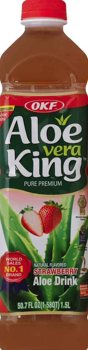 slide 4 of 5, OKF Aloe Drink - 50.7 oz, 50.7 oz