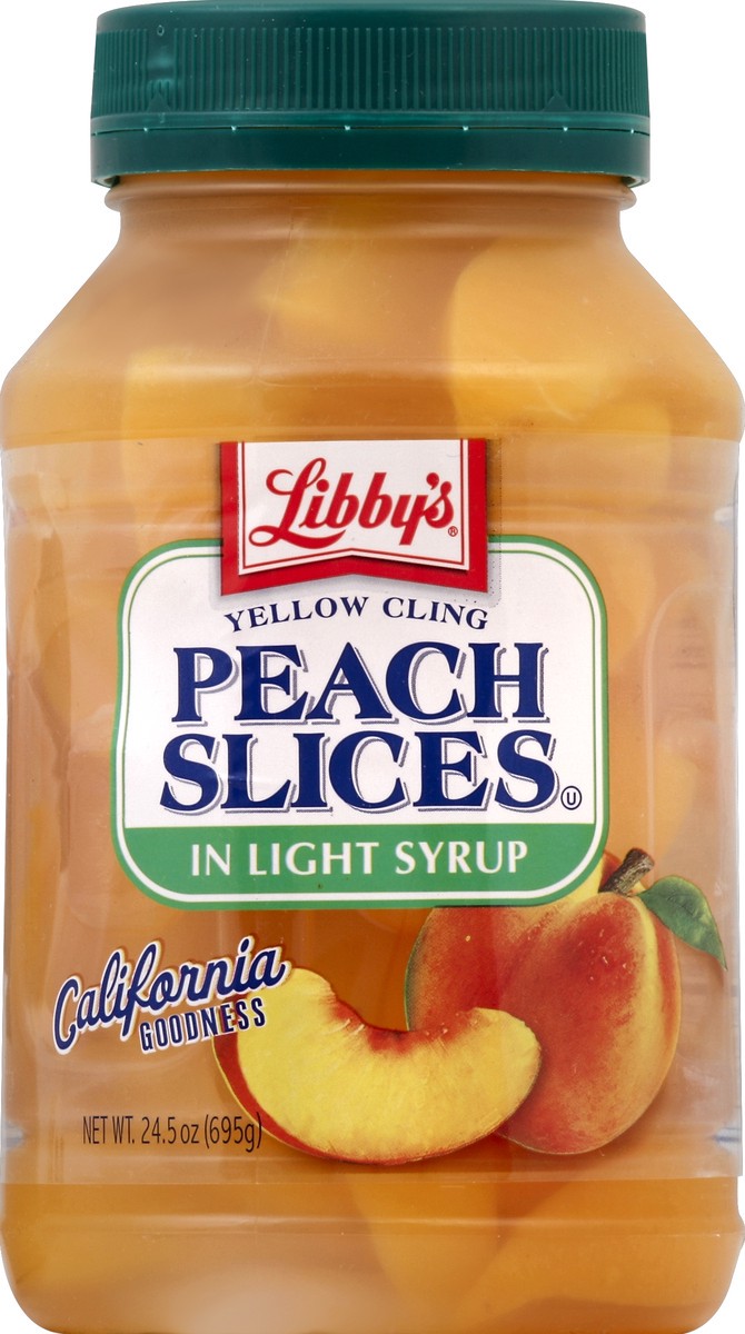 slide 2 of 2, Libby's Peaches Sliced Light Syrup, 24.5 oz