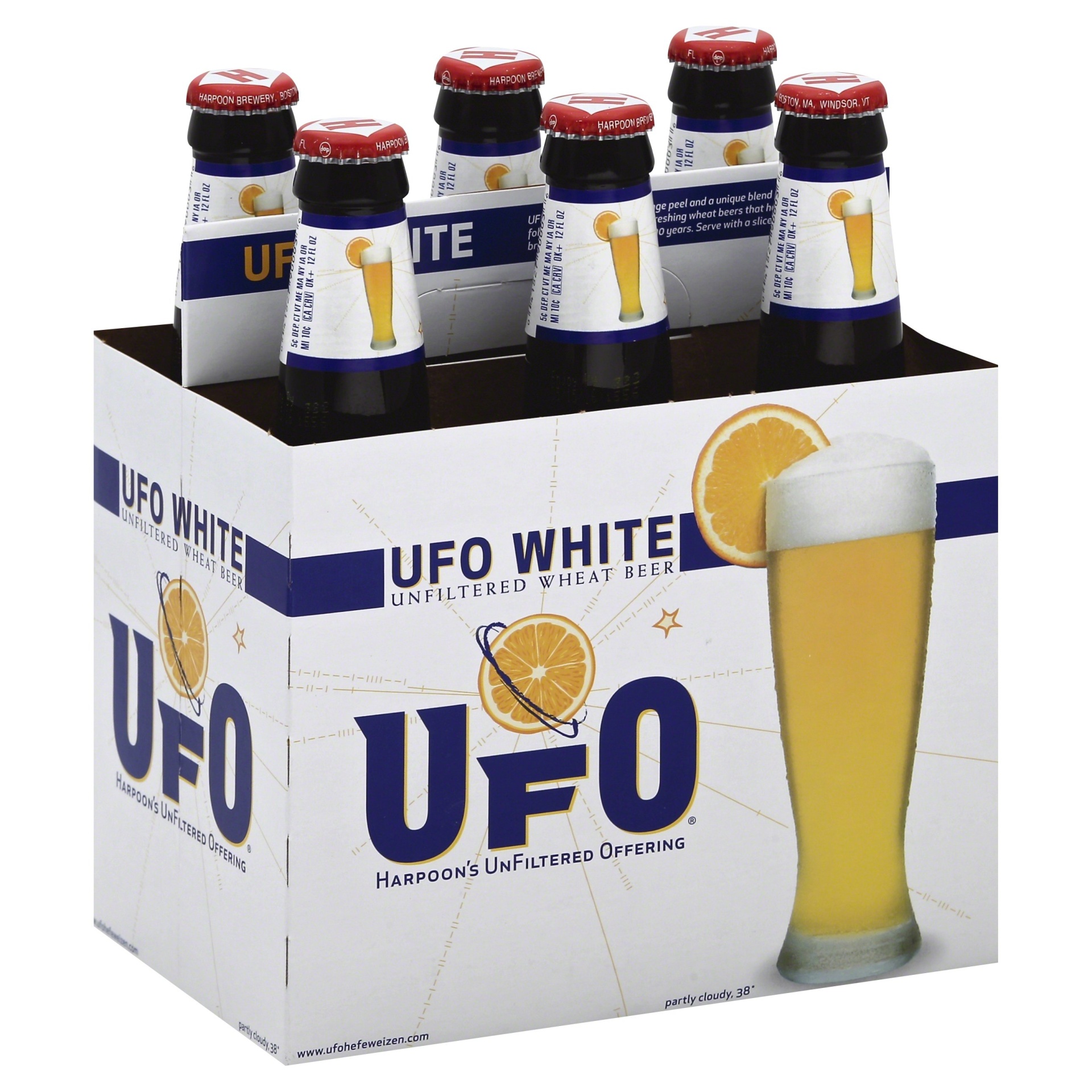 slide 1 of 1, Harpoon Brewery White Ufo, 12 oz