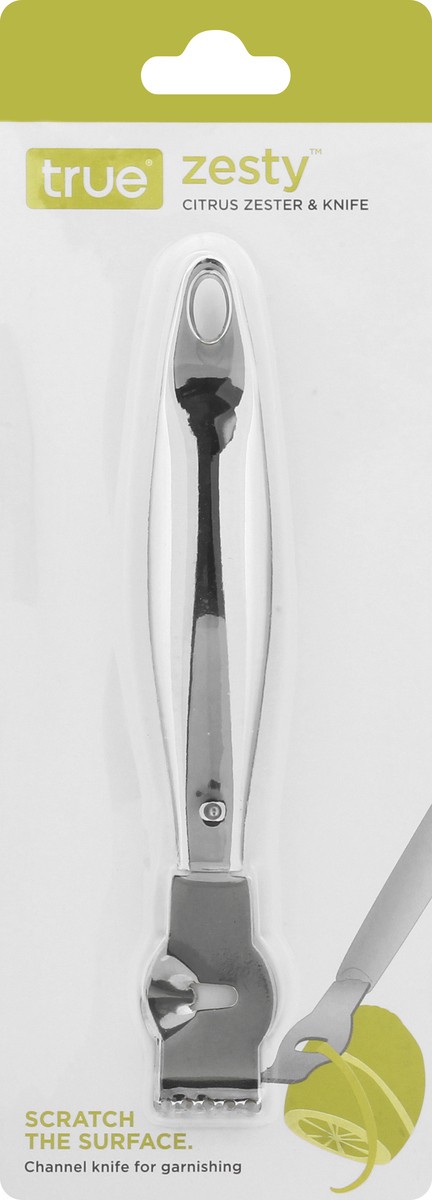 slide 1 of 4, TRUE Zesty Citrus Zester & Knife 1 ea, 1 ct