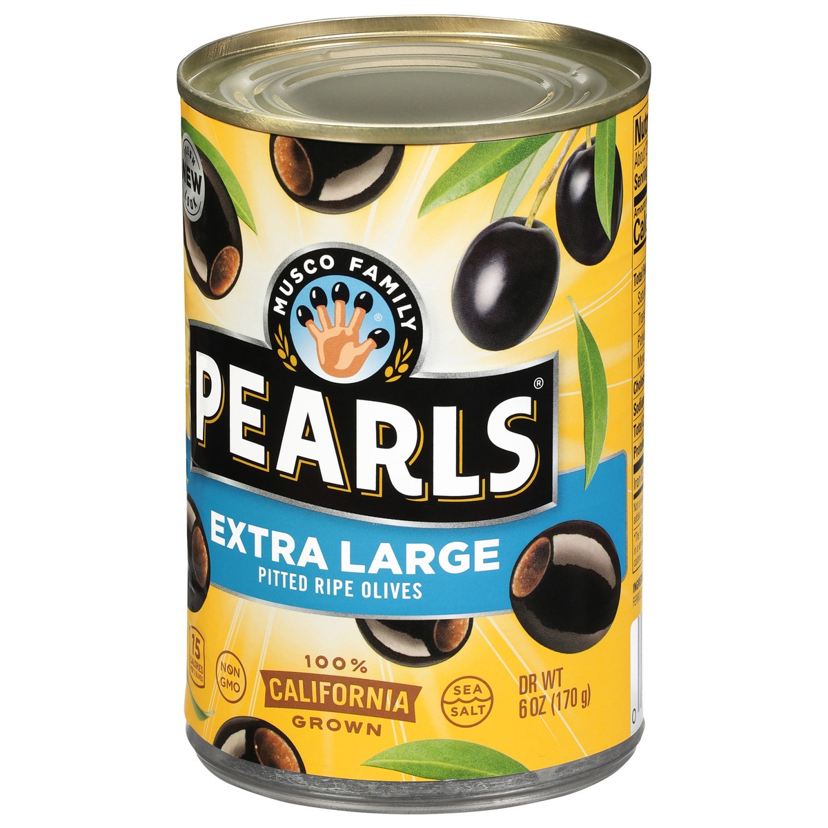 slide 3 of 11, Pearls Extra Large Pitted California Ripe Olives, 6 oz