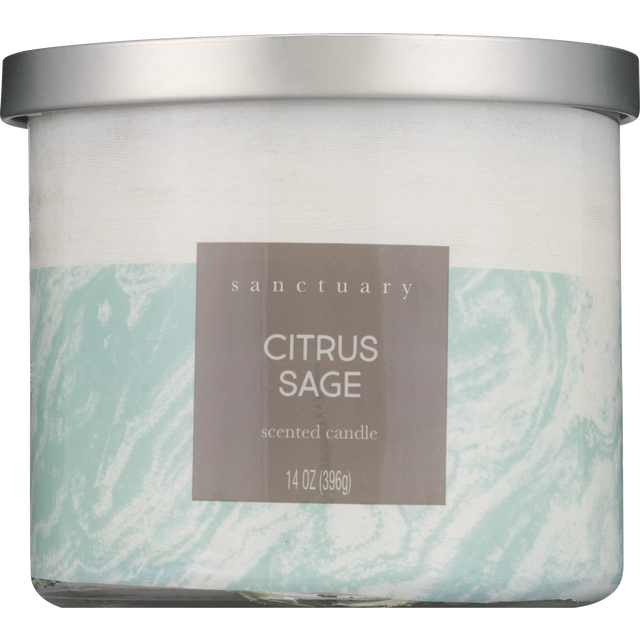 slide 1 of 1, Star Candle Co. 3 Wick Candle, Citrus Sage, 14 Oz, 14 oz