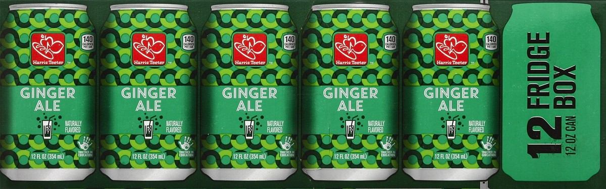 slide 5 of 6, Harris Teeter Soda - Ginger Ale - 12 ct; 12 oz, 12 ct; 12 oz