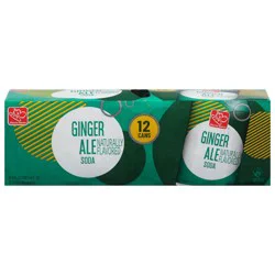 Harris Teeter Soda - Ginger Ale - 12 ct; 12 oz
