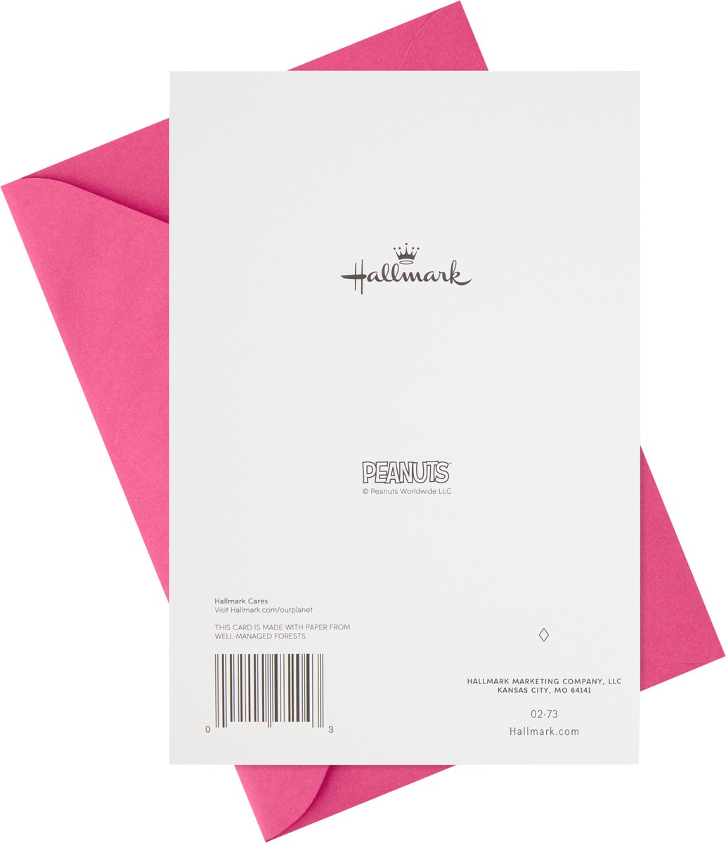 slide 3 of 3, Hallmark Peanuts Mother's Day Card (Snoopy with Flowers) #10, 1 ct