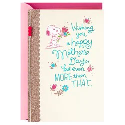 Hallmark Peanuts Mother's Day Card (Snoopy with Flowers) #10