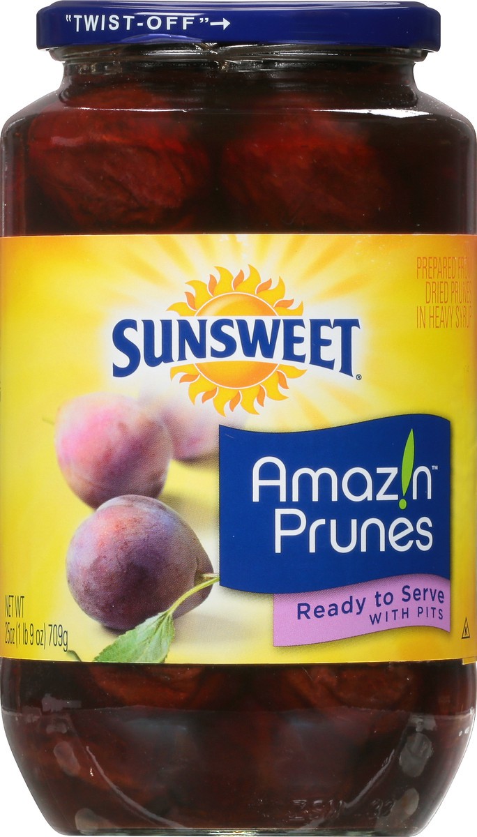 slide 9 of 10, Sunsweet Prunes with Pits, Ready to Serve, 25 oz