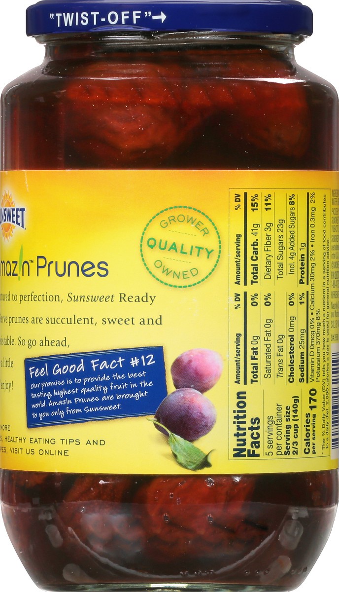 slide 10 of 10, Sunsweet Prunes with Pits, Ready to Serve, 25 oz