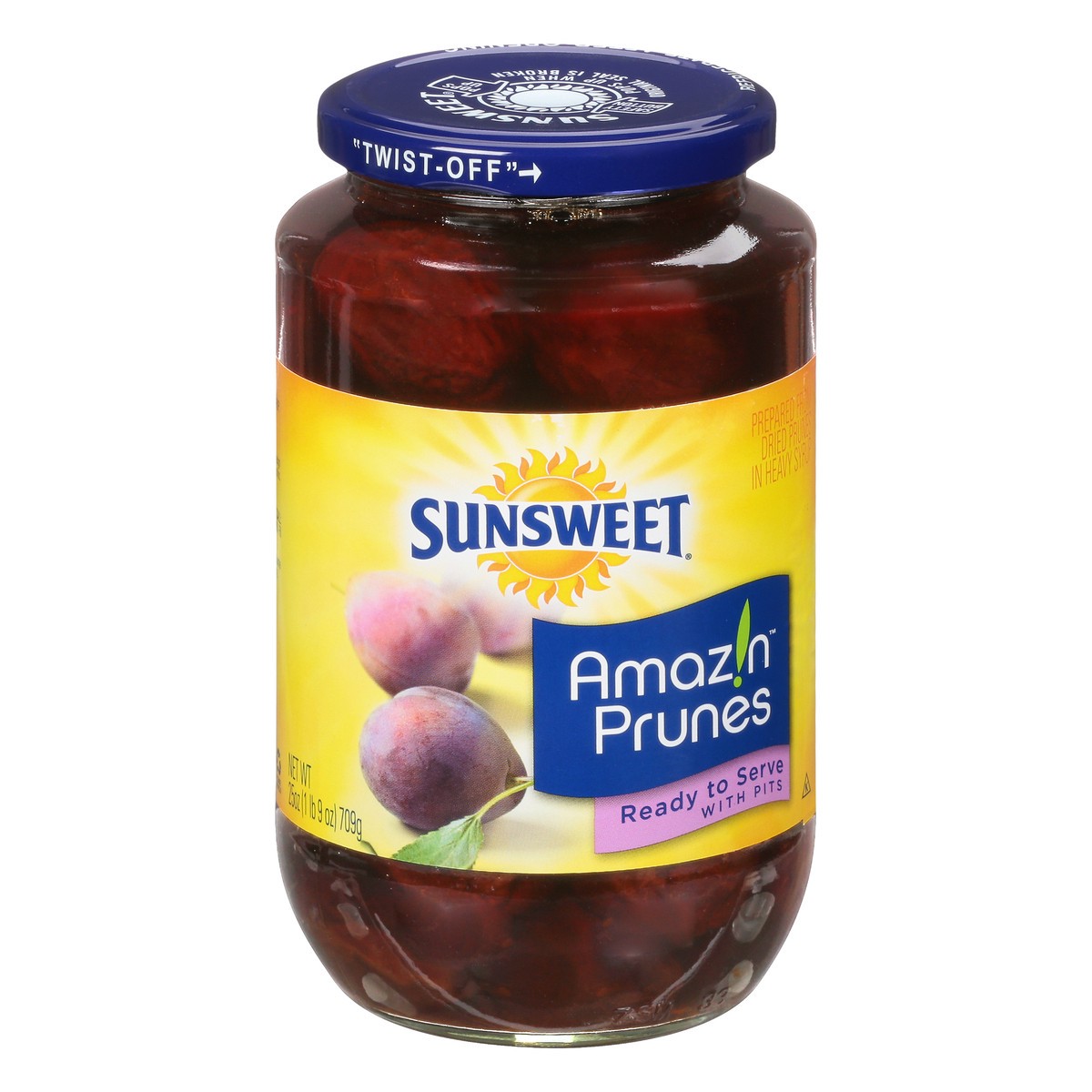 slide 1 of 10, Sunsweet Prunes with Pits, Ready to Serve, 25 oz