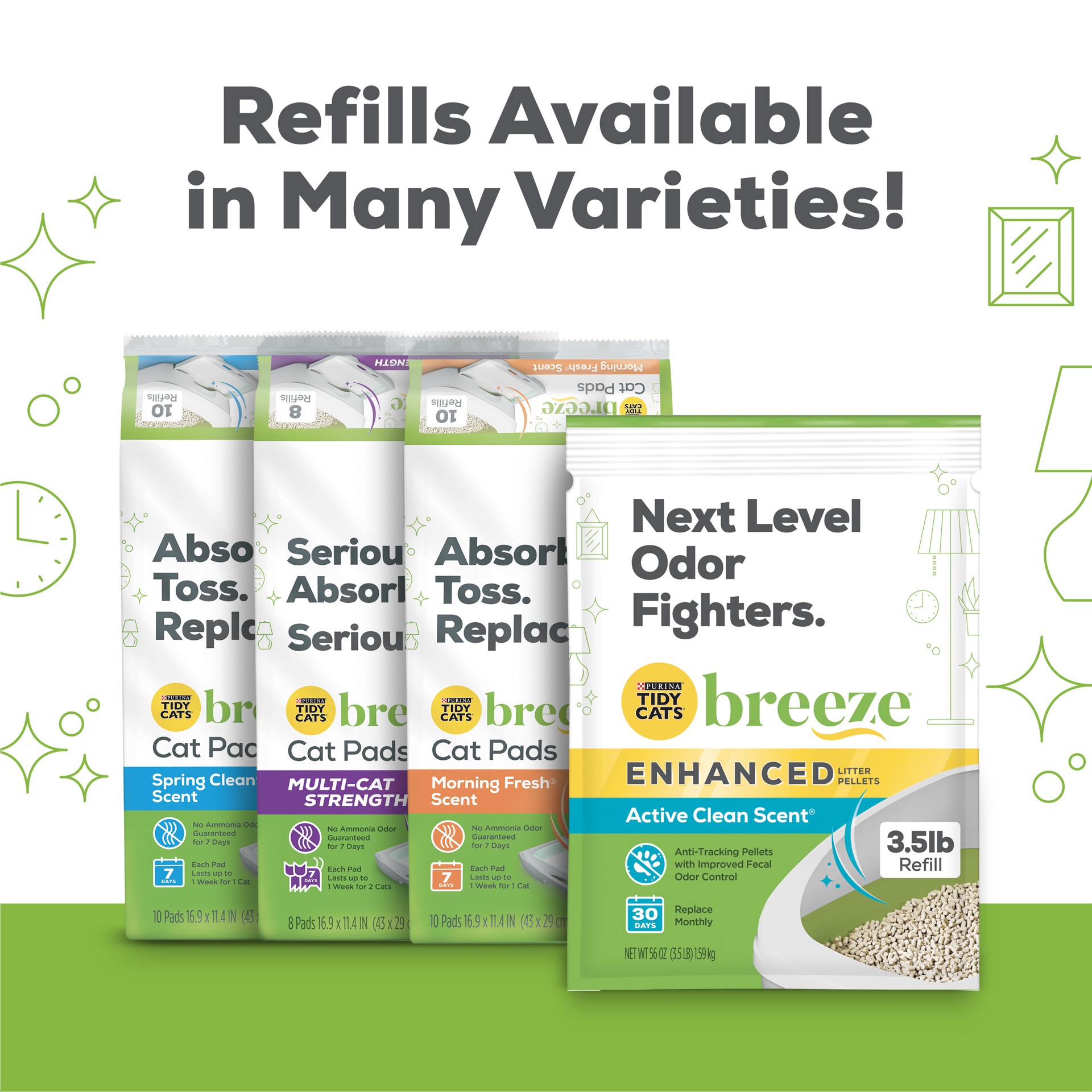 slide 4 of 8, Tidy Cats Breeze XL All-in-One Kit 1 ea, 16.5 lb