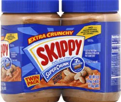 Skippy Twin Pack Extra Crunchy Peanut Butter 2 ea