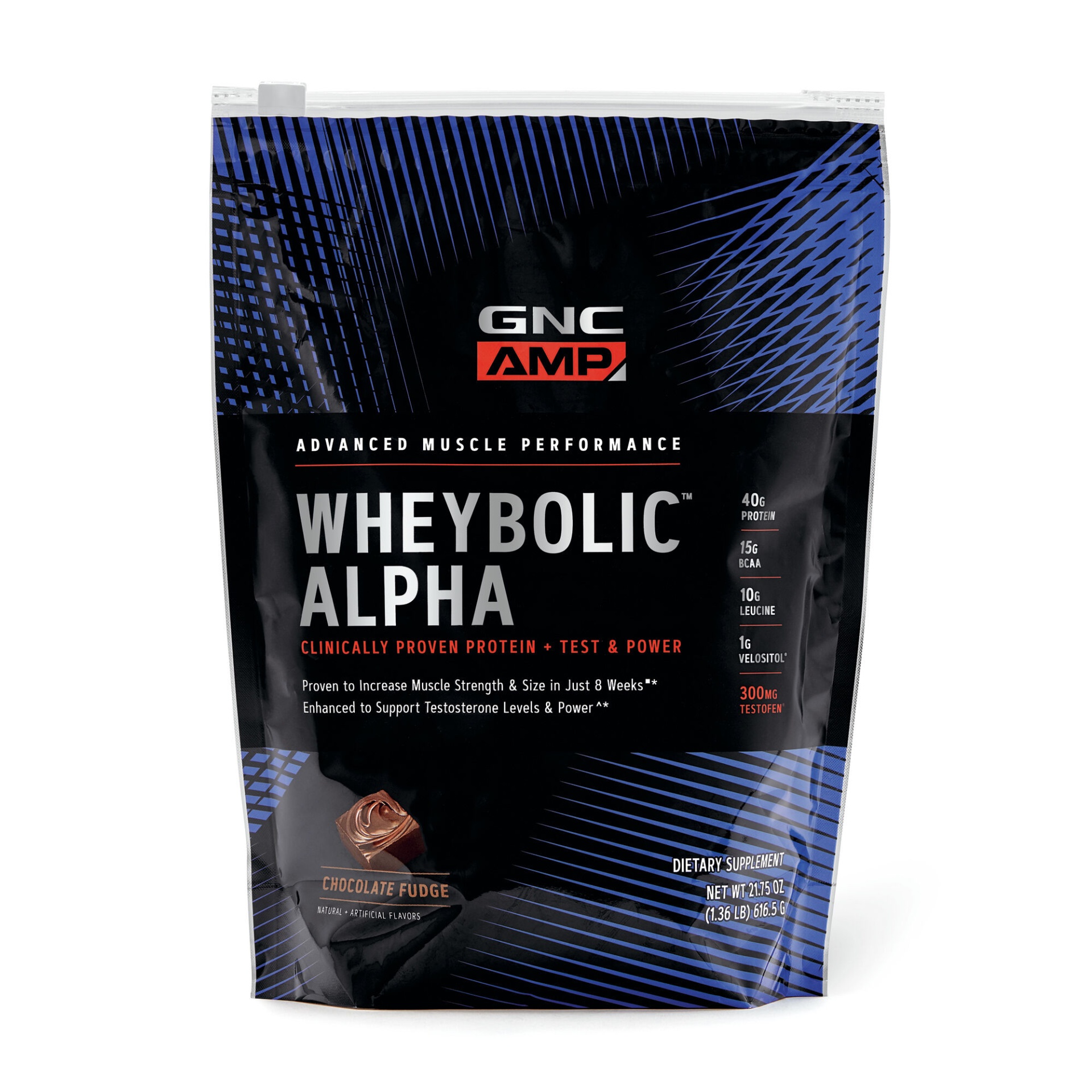 slide 1 of 1, GNC AMP Wheybolic Alpha - Chocolate Fudge, 1 ct