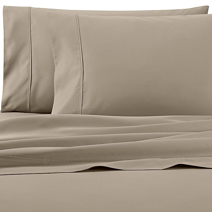 slide 1 of 1, Brookstone BioSense 500-Thread-Count Standard/Queen Pillowcases - Clay, 2 ct