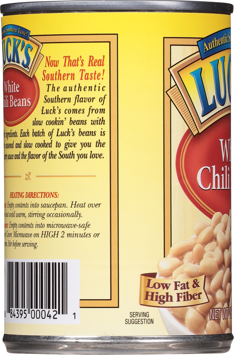 slide 9 of 13, Luck's White Chili Beans 15.5 oz, 15 oz