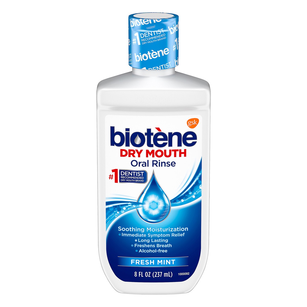 slide 5 of 8, Biotène Oral Rinse Mouthwash For Dry Mouth, Alcohol-Free, Fresh Mint, 8 Oz, 1 ct