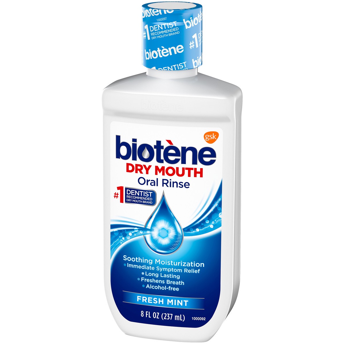 slide 7 of 8, Biotène Oral Rinse Mouthwash For Dry Mouth, Alcohol-Free, Fresh Mint, 8 Oz, 1 ct