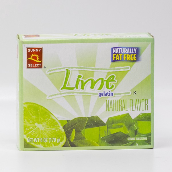 slide 1 of 1, Sunny Select, Lime Gelatin, 6 oz