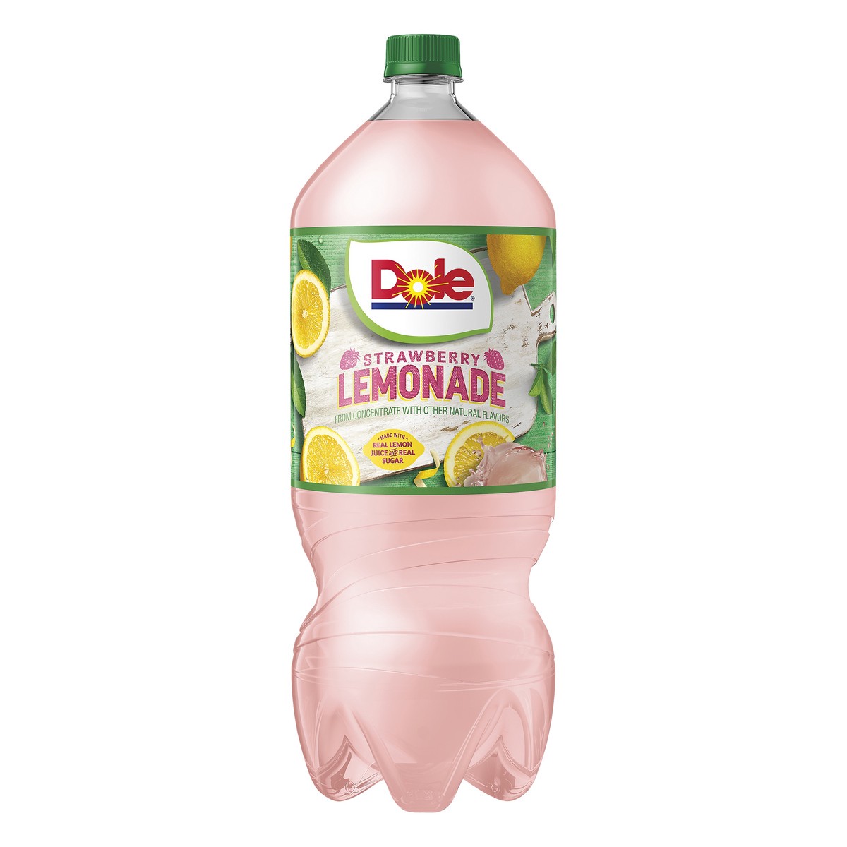 slide 5 of 7, Dole Juice Strawberry Lemonade 2 Liter, 67.63 fl oz