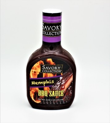 slide 1 of 1, Savory Collection Memphis BBQ Sauce, 20 oz