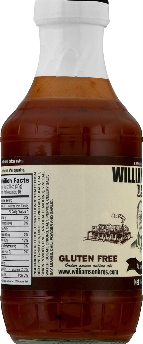 slide 3 of 9, Williamson Bros. Original Bar- B- Q Sauce 16 oz, 16 oz