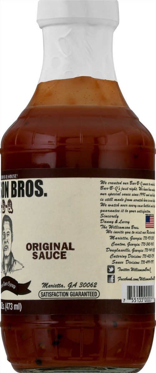 slide 9 of 9, Williamson Bros. Original Bar- B- Q Sauce 16 oz, 16 oz