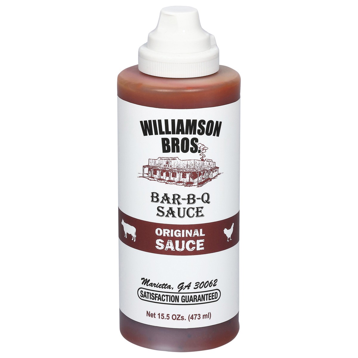 slide 1 of 9, Williamson Bros. Bar-B-Q Original Sauce 15.5 oz, 15.5 oz