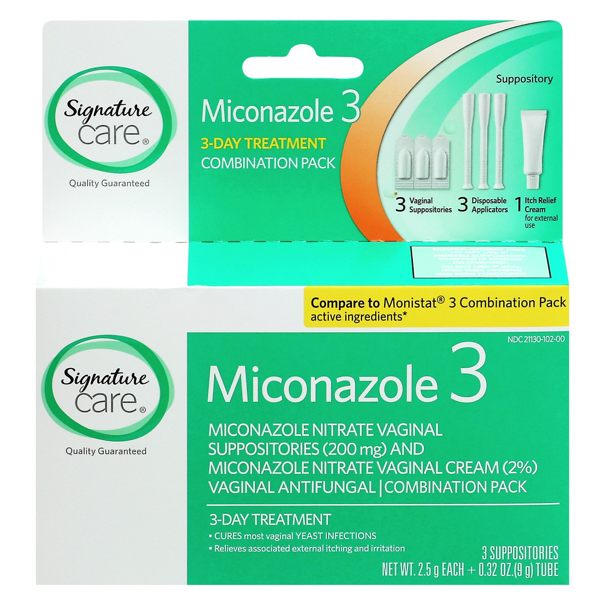 slide 10 of 12, S Care Miconazole 3 Combo Pack, 0.32 oz