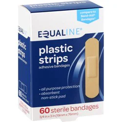 Equaline Plastic Strips Bandages